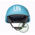 Casco de protección azul bullistic de la ONU Casco a prueba de balas